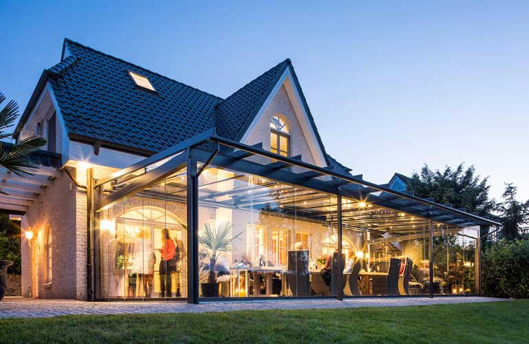 Solarlux stikla pergola - stikla veranda Solarlux stikla pergola - stikla veranda
